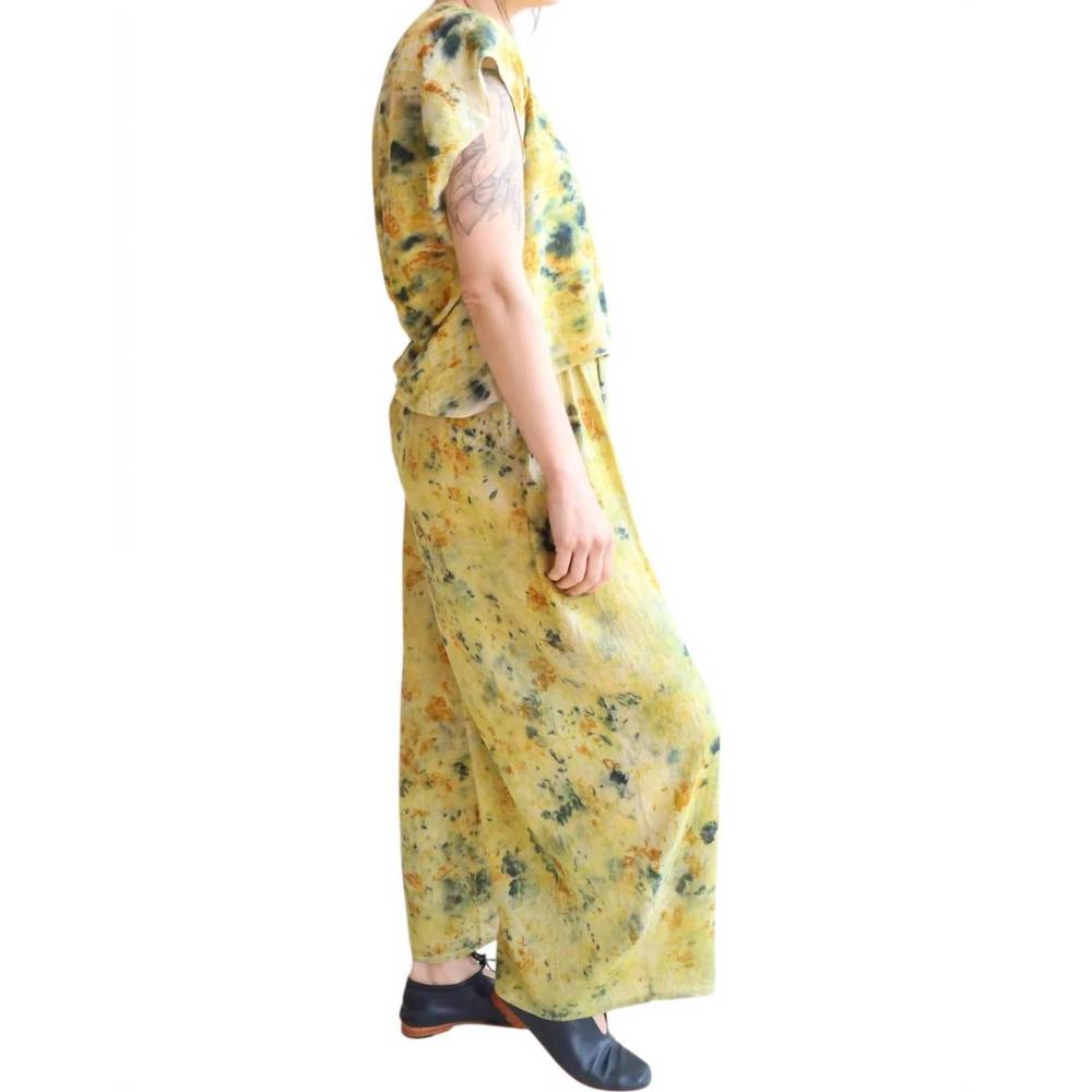 NEW ANNTIAN wide pants in bundle plant dye - Picture 4 of 4